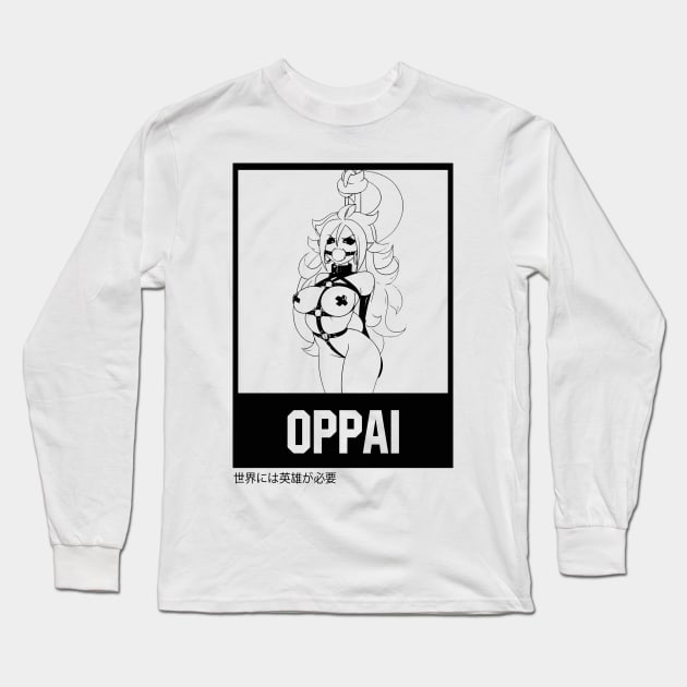 Oppai 1 Long Sleeve T-Shirt by ZuleYang22